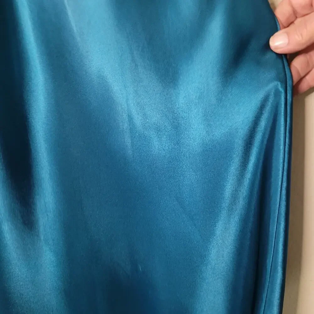 Thalia 2XL Blue Green Nightgown - Cozy & Chic Sleepwear - Picture 13 of 14